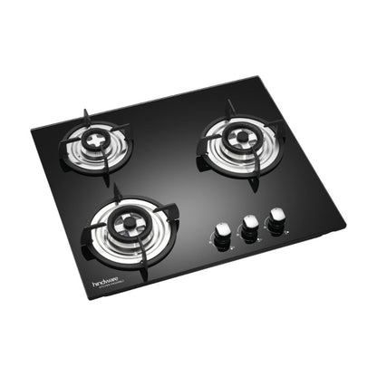 Hindware 60 cm 3 Burner Hob NORA PLUS 3B 60 CM