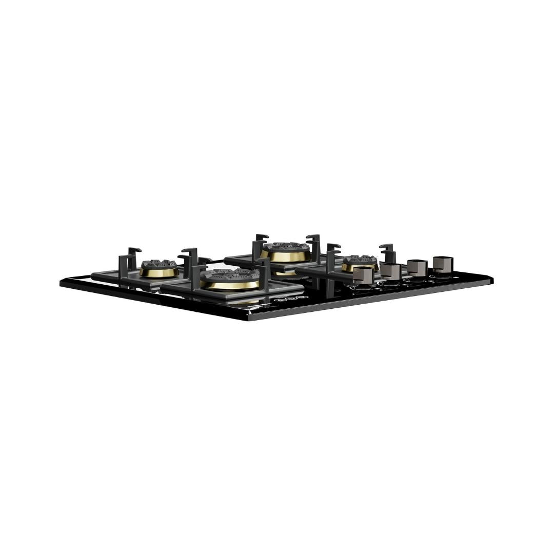 Crompton 60 cm 4 Burner Hob Optime Series HOB-OPFB604TI-MBL