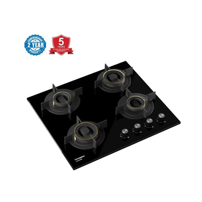 Crompton 60 cm 4 Burner Hob Sensosafe HOB-SSHB604-MBL
