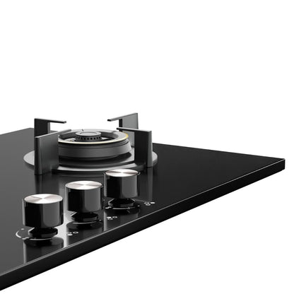 Crompton 78 cm 3 Burner Hob Sensosafe HOB-SSHB783-MBL