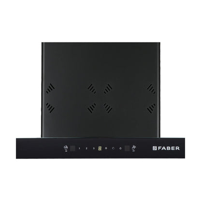 Faber 60 cm Wall Mounted Chimney HOOD CYGNUS IN 3D HC SC FL BK 60