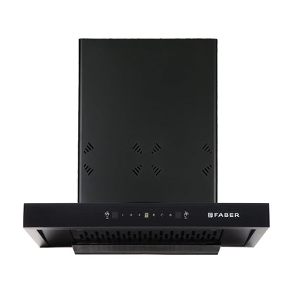 Faber 60 cm Wall Mounted Chimney HOOD CYGNUS IN 3D HC SC FL BK 60