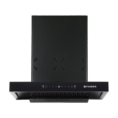 Faber 60 cm Wall Mounted Chimney HOOD CYGNUS IN 3D HC SC FL BK 60 + Faber 70 cm 4 Burner Hob Experia Series EXPERIA HT 704 ALU AI