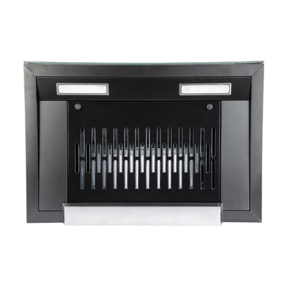 Faber 60 cm Wall Mounted Chimney HOOD CYGNUS IN 3D HC SC FL BK 60