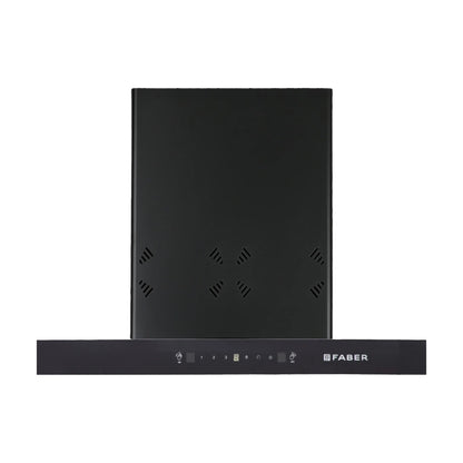 Faber 75 cm Wall Mounted Chimney HOOD CYGNUS IN 3D HC SC FL BK 75