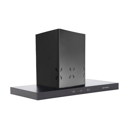 Faber 75 cm Wall Mounted Chimney HOOD CYGNUS IN 3D HC SC FL BK 75