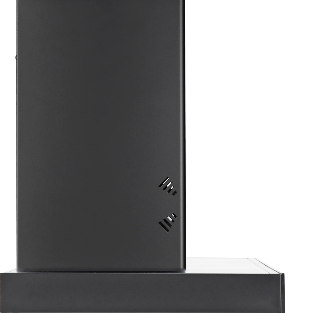 Faber 75 cm Wall Mounted Chimney HOOD CYGNUS IN 3D HC SC FL BK 75