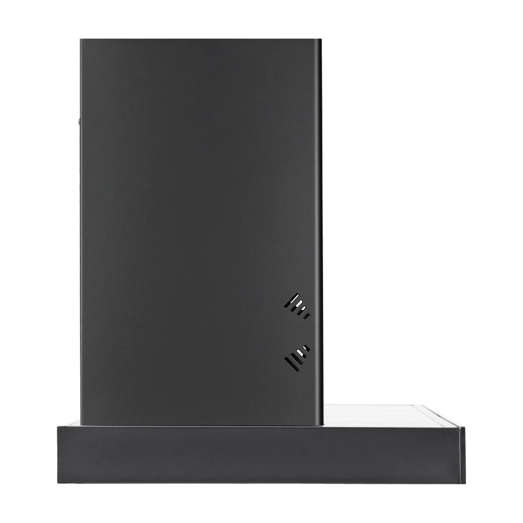 Faber 90 cm Wall Mounted Chimney HOOD CYGNUS IN 3D HC SC FL BK 90