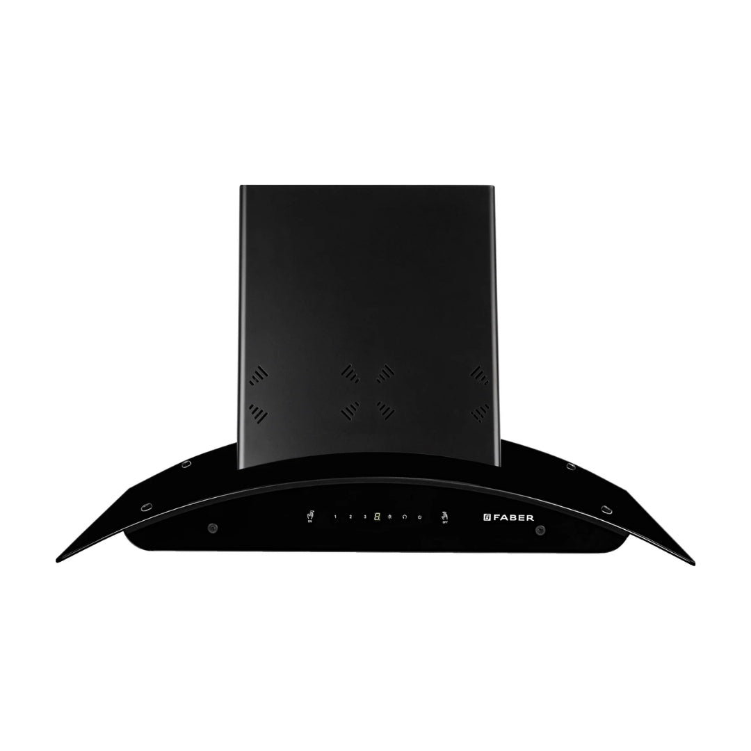 Faber 75 cm Wall Mounted Chimney HOOD ELLORA 3D IN HC SC BF BK 75