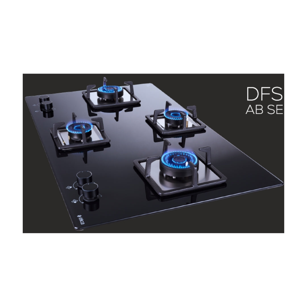 Elica 90 cm 4 Burner Hob DFS AB Series IND FLEXI AB 491 DX DFS