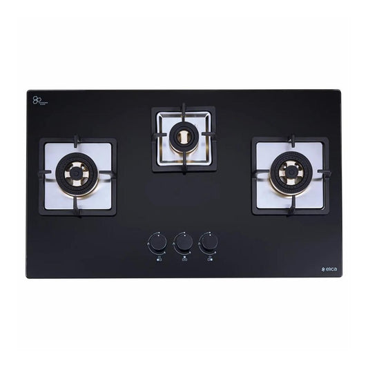 Elica 75 cm 3 Burner Hob Direct Flame Series IND FLEXI FB 375 DX DFS