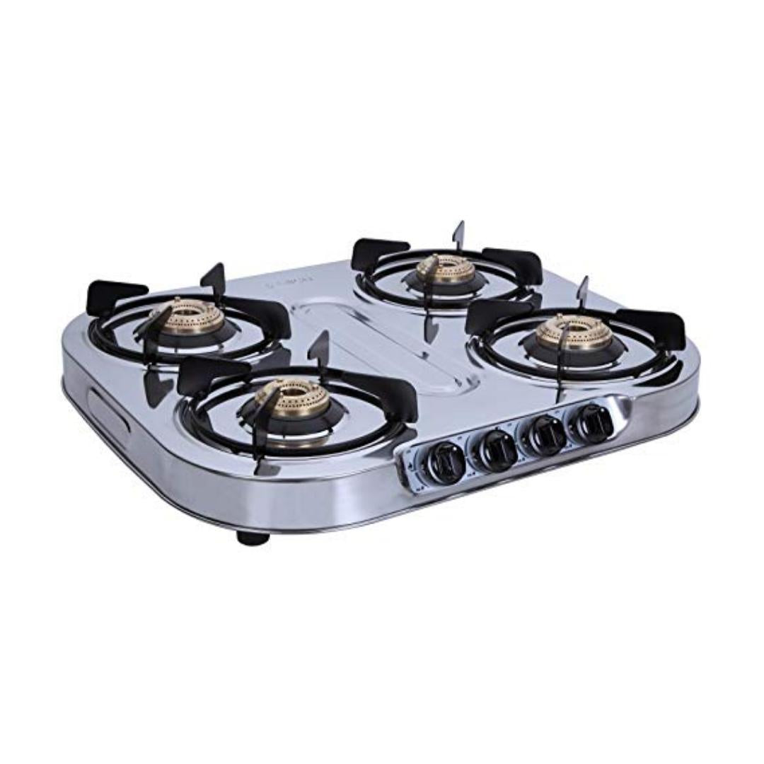 Elica 59 cm 4 Burner Cooktop INOX (STAINLESS STEEL) SERIES INOX 604 SS