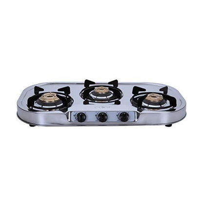 Elica 73 cm 3 Burner Cooktop INOX (STAINLESS STEEL) SERIES INOX 753 SS