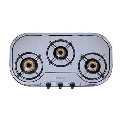 Elica 73 cm 3 Burner Cooktop INOX (STAINLESS STEEL) SERIES INOX 753 SS