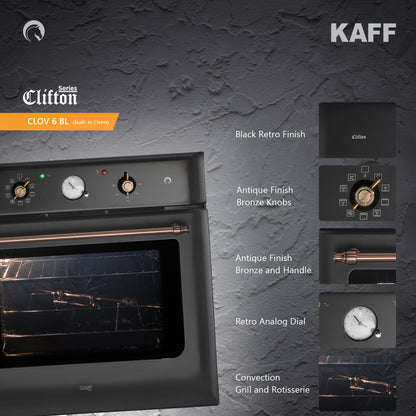Kaff Built In Oven CLOV6 BL