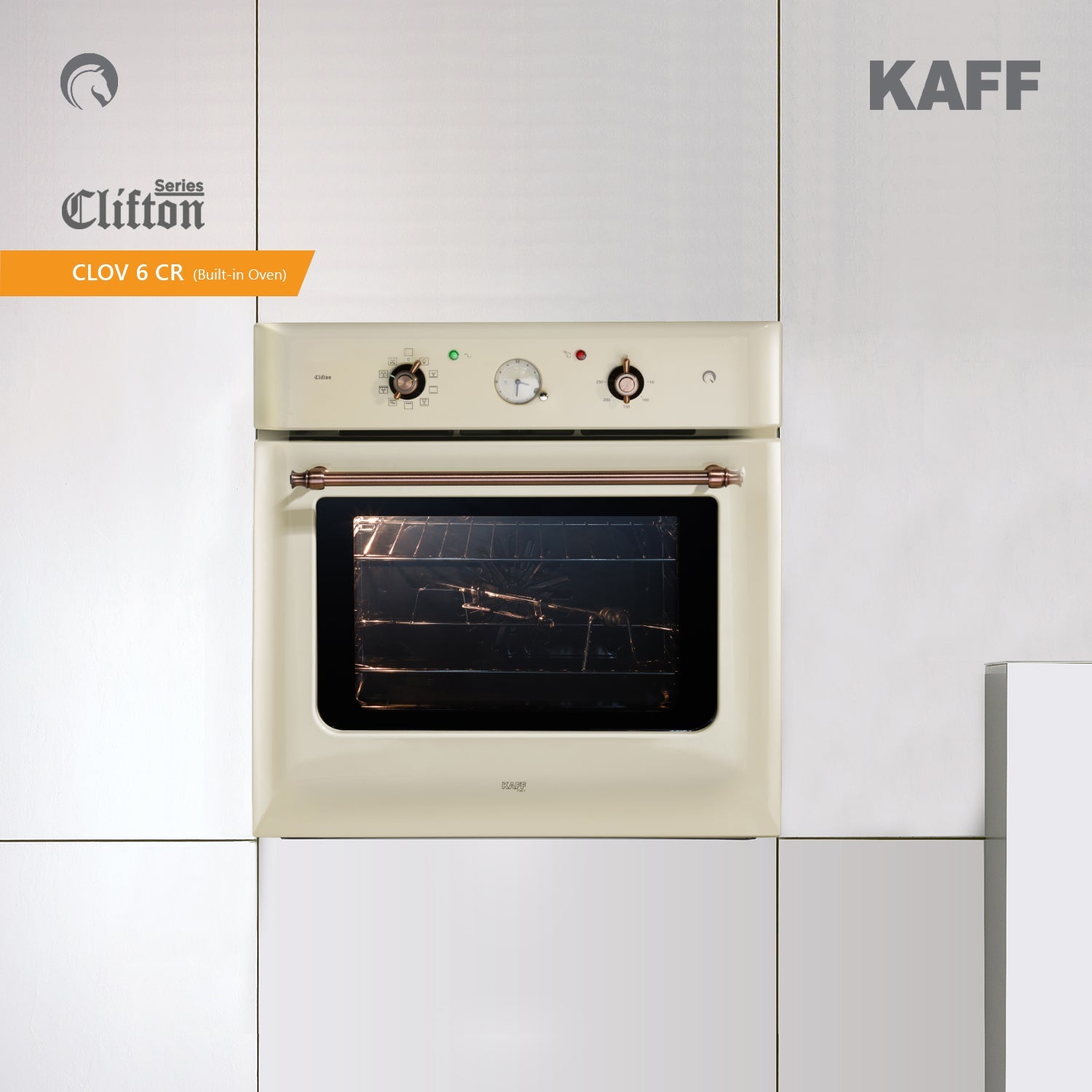 Kaff Built In Oven OV 81 ZNSC + Kaff Built-In Microwave KMW HN 6 BLK