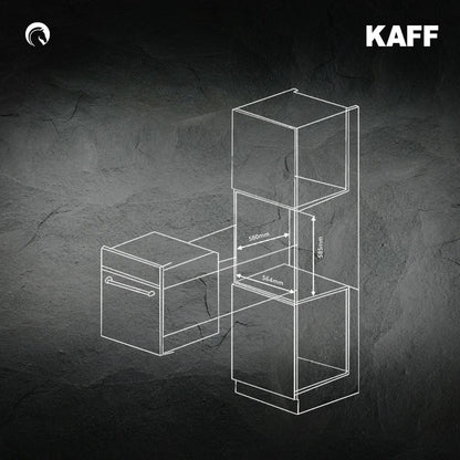 Kaff Built In Oven KOV 73 MRFT + Kaff Built-In Microwave KMW HN 6 BLK