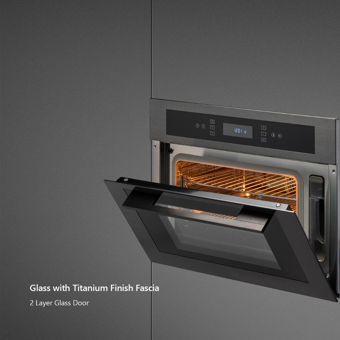Kaff Built In Oven With Air Fryer OV 81TC BL AFR + Kaff Built-In Microwave KMW HN 6 BLK