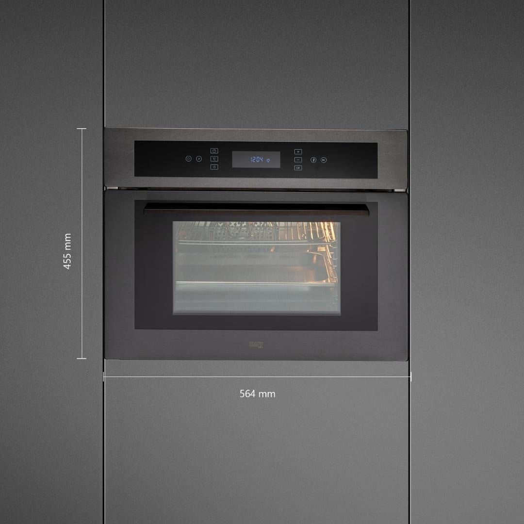 Kaff Built In Oven With Air Fryer OV 81TC BL AFR + Kaff Built-In Microwave KMW HN 6 BLK