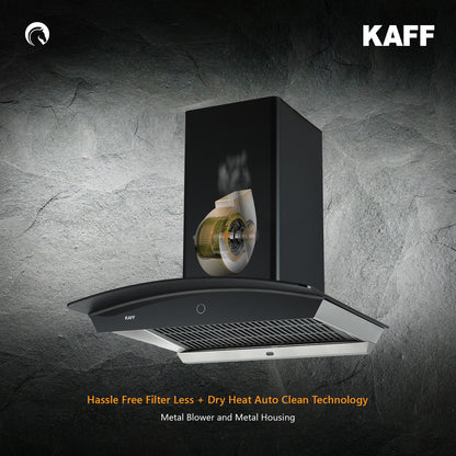 Kaff 60 cm Wall Mounted Chimney Filterless Series ROVER DHC 60