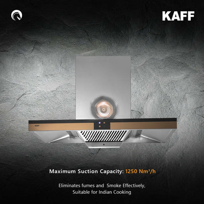 Kaff 90 cm Wall Mounted Chimney Filterless Series VIOLA DHC 90