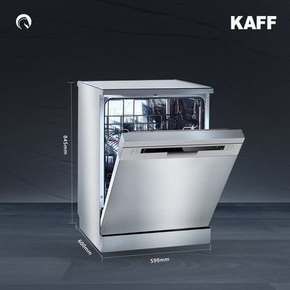 Kaff Free Standing Dishwasher DW VETRA 60 with 12 Place Settings