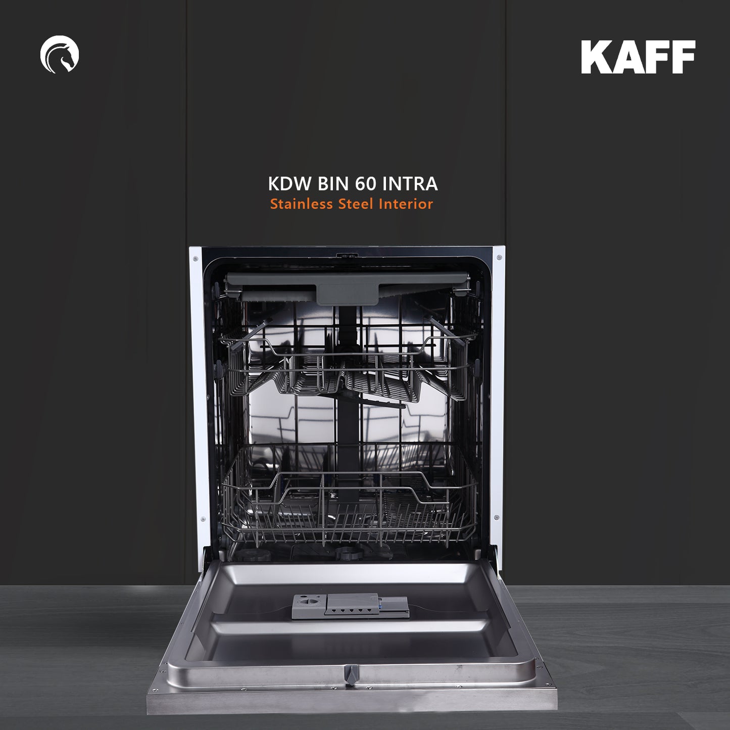 Kaff Built In Dishwasher KDW BIN 60 INTRA with 14 Place Settings