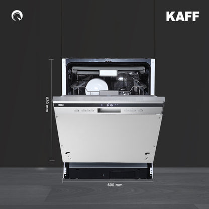 Kaff Built In Dishwasher KDW BIN 60 INTRA with 14 Place Settings