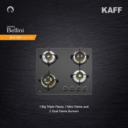 Kaff 60 cm 3 Burner Hob Bellini BLH 603X