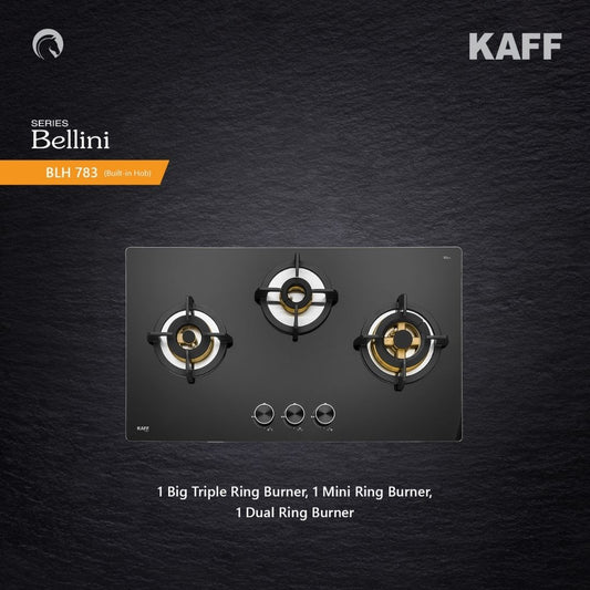 Kaff 78 cm 3 Burner Hob Bellini BLH 783X