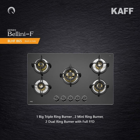 Kaff 86 cm 5 Burner Hob Bellini F BLHF 865X