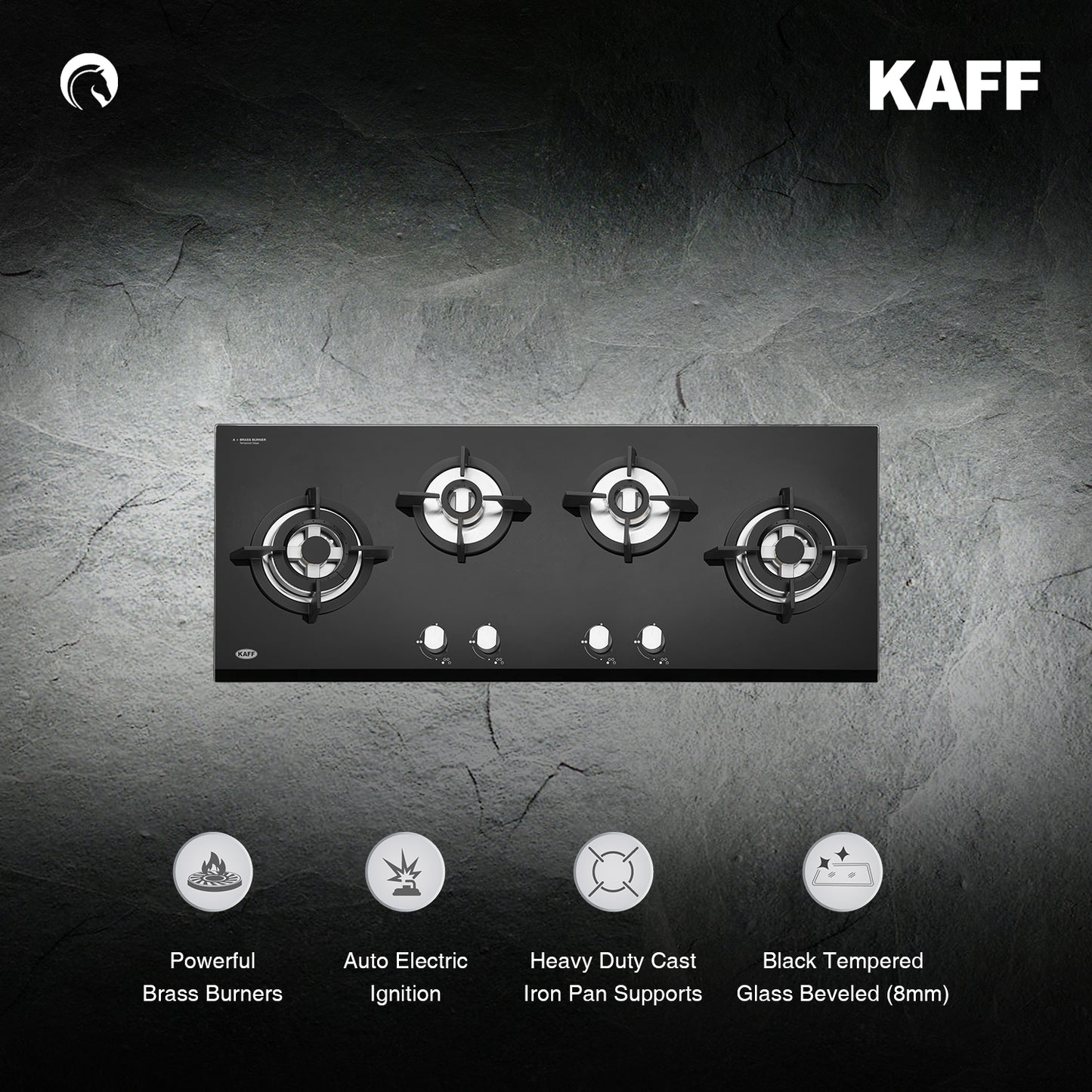 Kaff 100 cm 4 Burner Hob Collection Range KH 100 4BGX