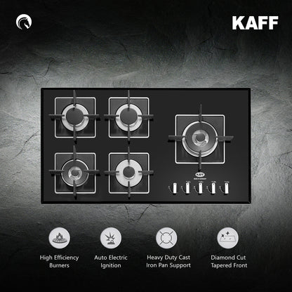 Kaff 90 cm 5 Burner Hob Collection Range KHNY 90 2TR