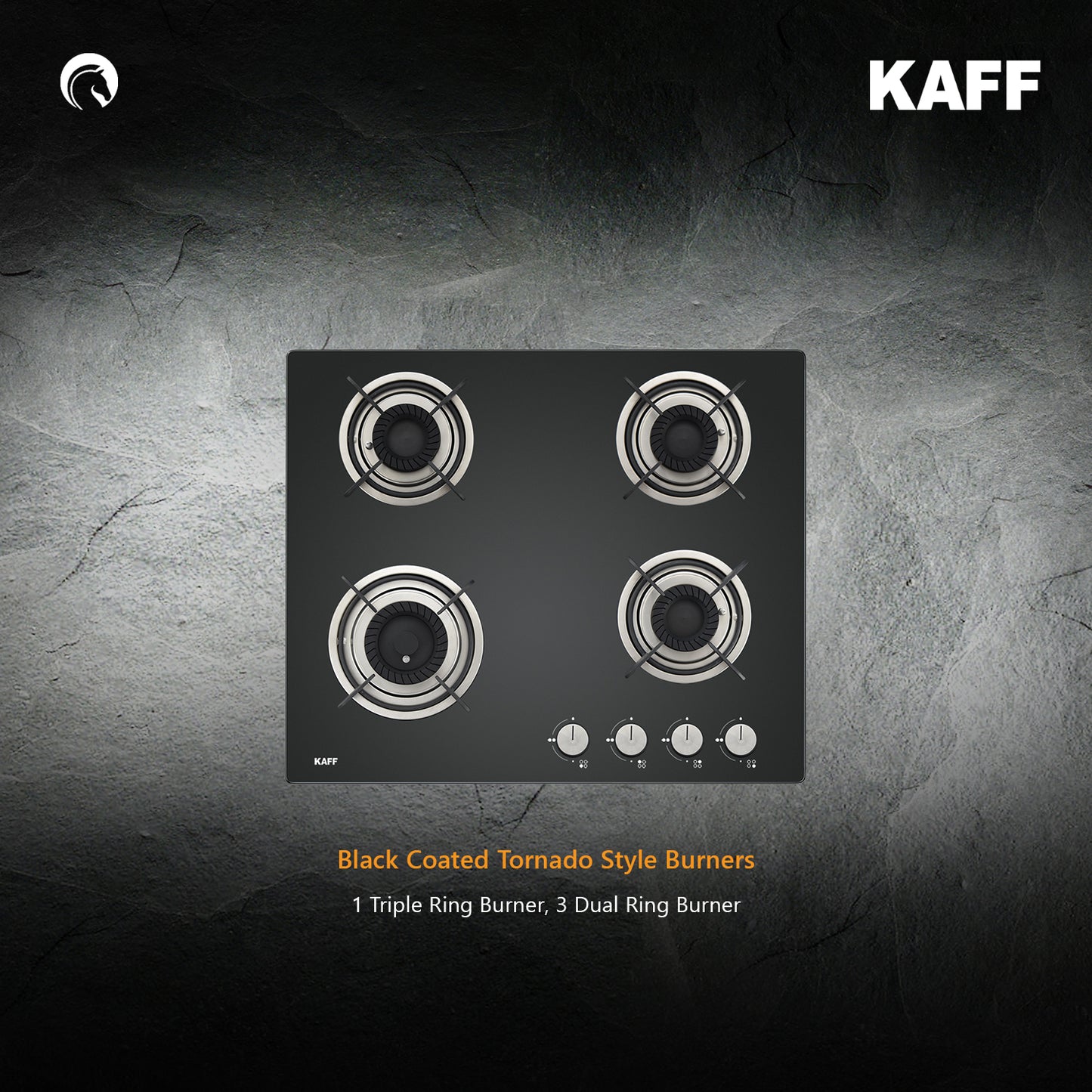 Kaff 60 cm 4 Burner Hob Crista CRH 604