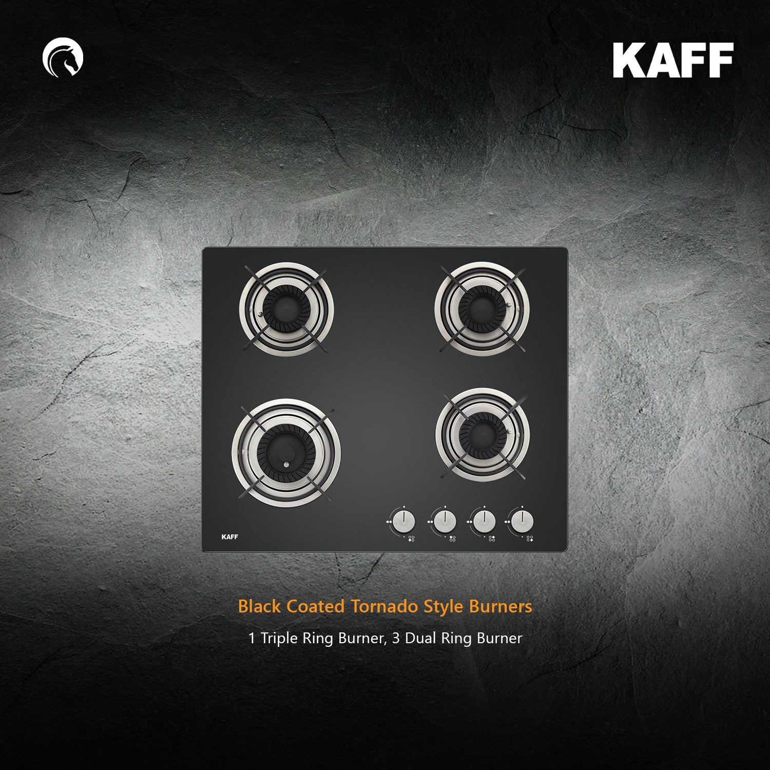 Kaff 60 cm 4 Burner Hob Crista CRH 604