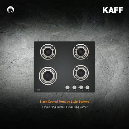 Kaff 60 cm 4 Burner Hob Crista CRH 604