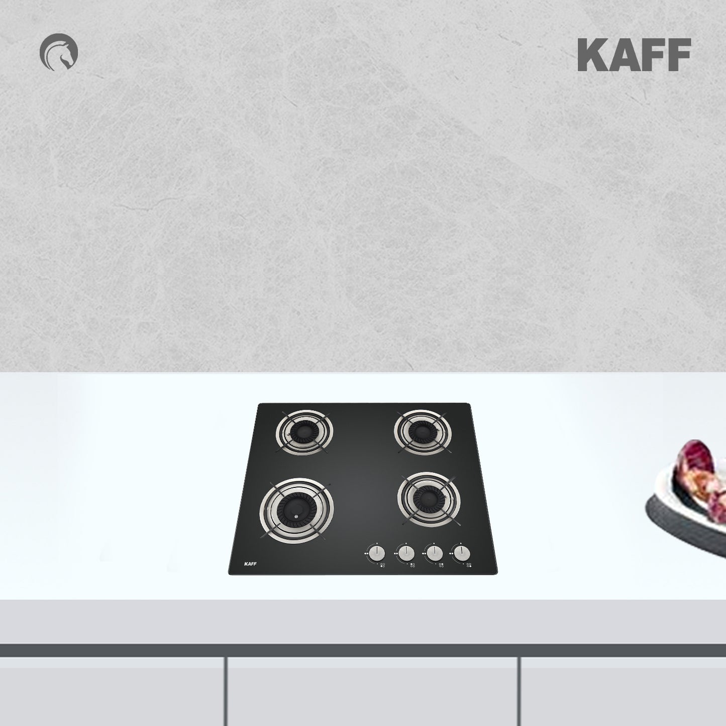 Kaff 60 cm 4 Burner Hob Crista CRH 604