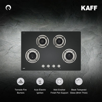 Kaff 80 cm 4 Burner Hob Crista CRH 804
