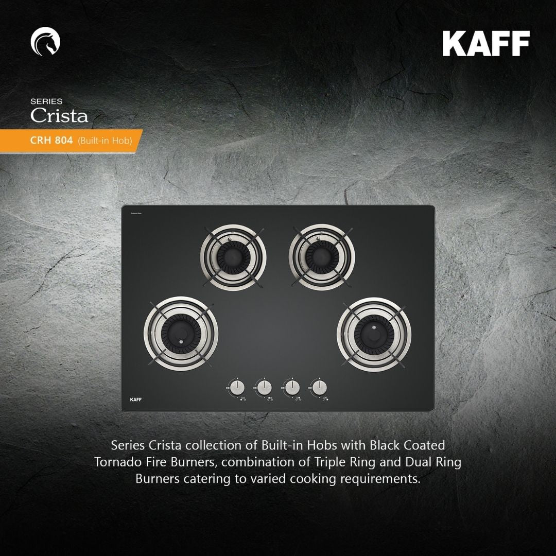 Kaff 80 cm 4 Burner Hob Crista CRH 804