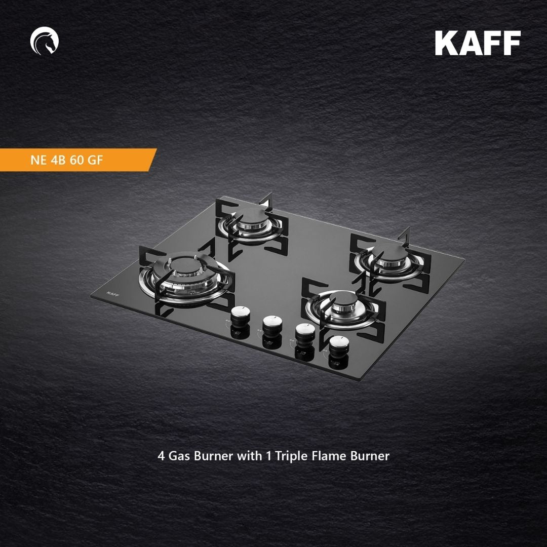 Kaff 60 cm 4 Burner Hob Essential Range NE 4B 60 GFX