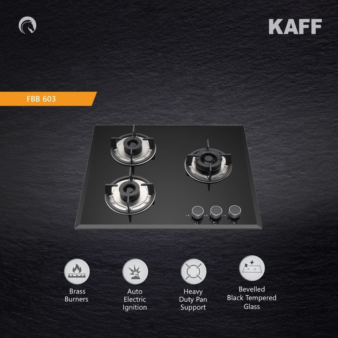 Kaff 60 cm 3 Burner Hob FBB FBB 603