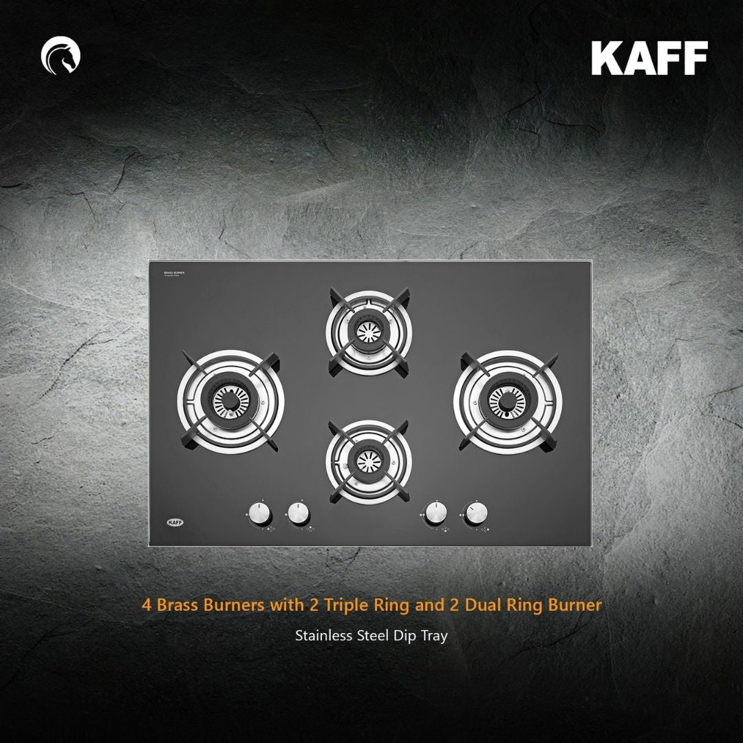 Kaff 78 cm 4 Burner Hob HBR HBR 784C