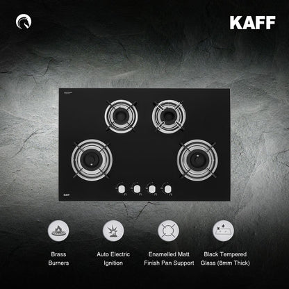 Kaff 80 cm 4 Burner Hob HBR HBR 804 A