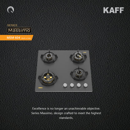 Kaff 60 cm 4 Burner Hob Massimo MSM 604X