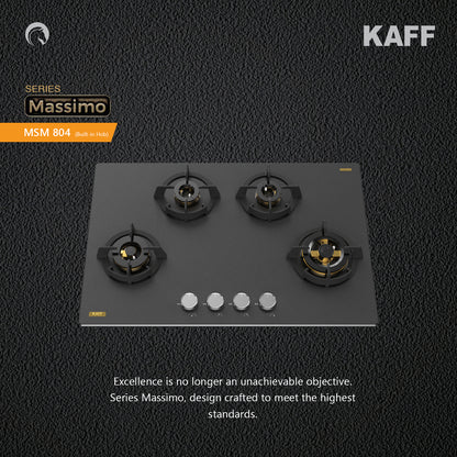 Kaff 80 cm 4 Burner Hob Massimo MSM 804X
