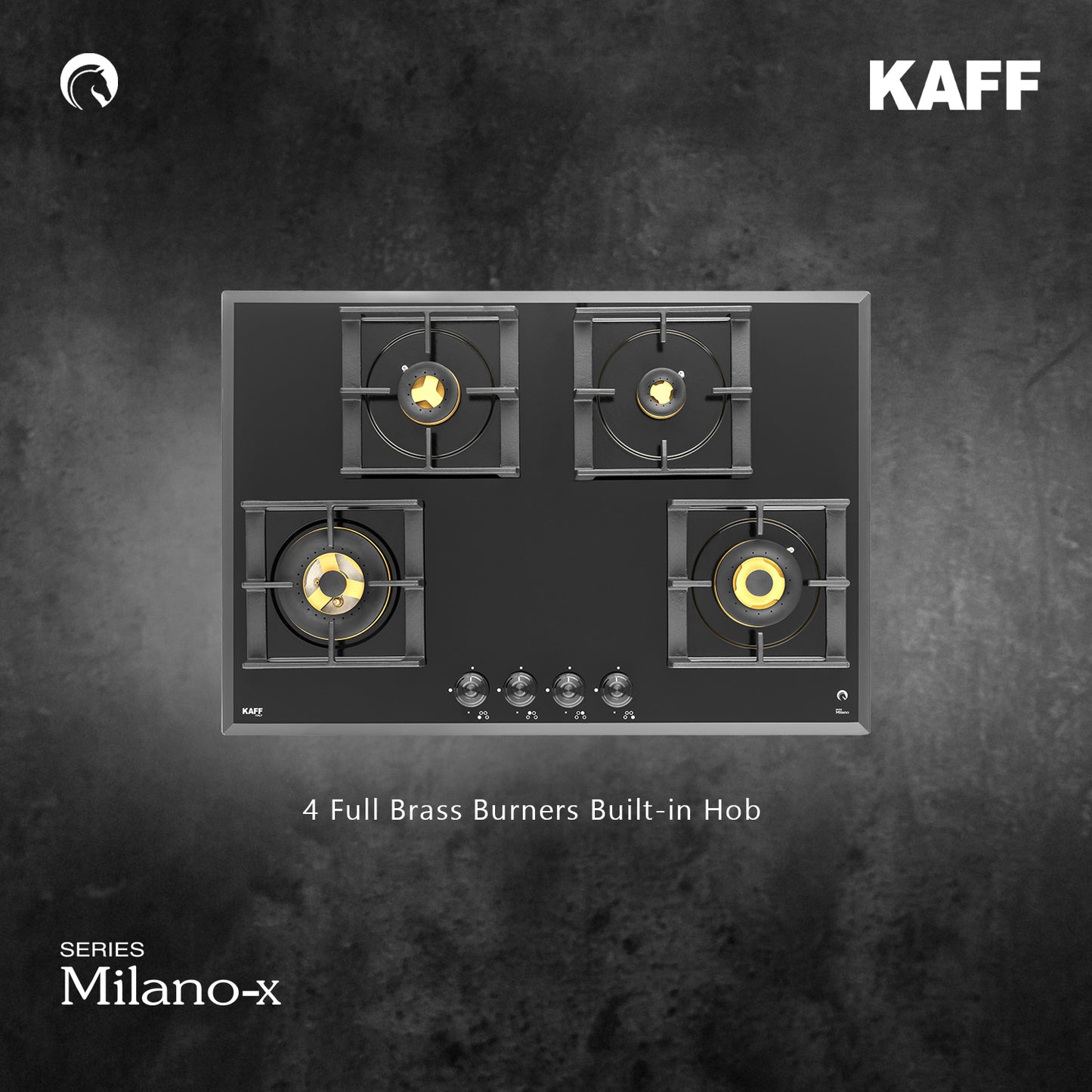 Kaff 76 cm 4 Burner Hob Milano x MFBX 764