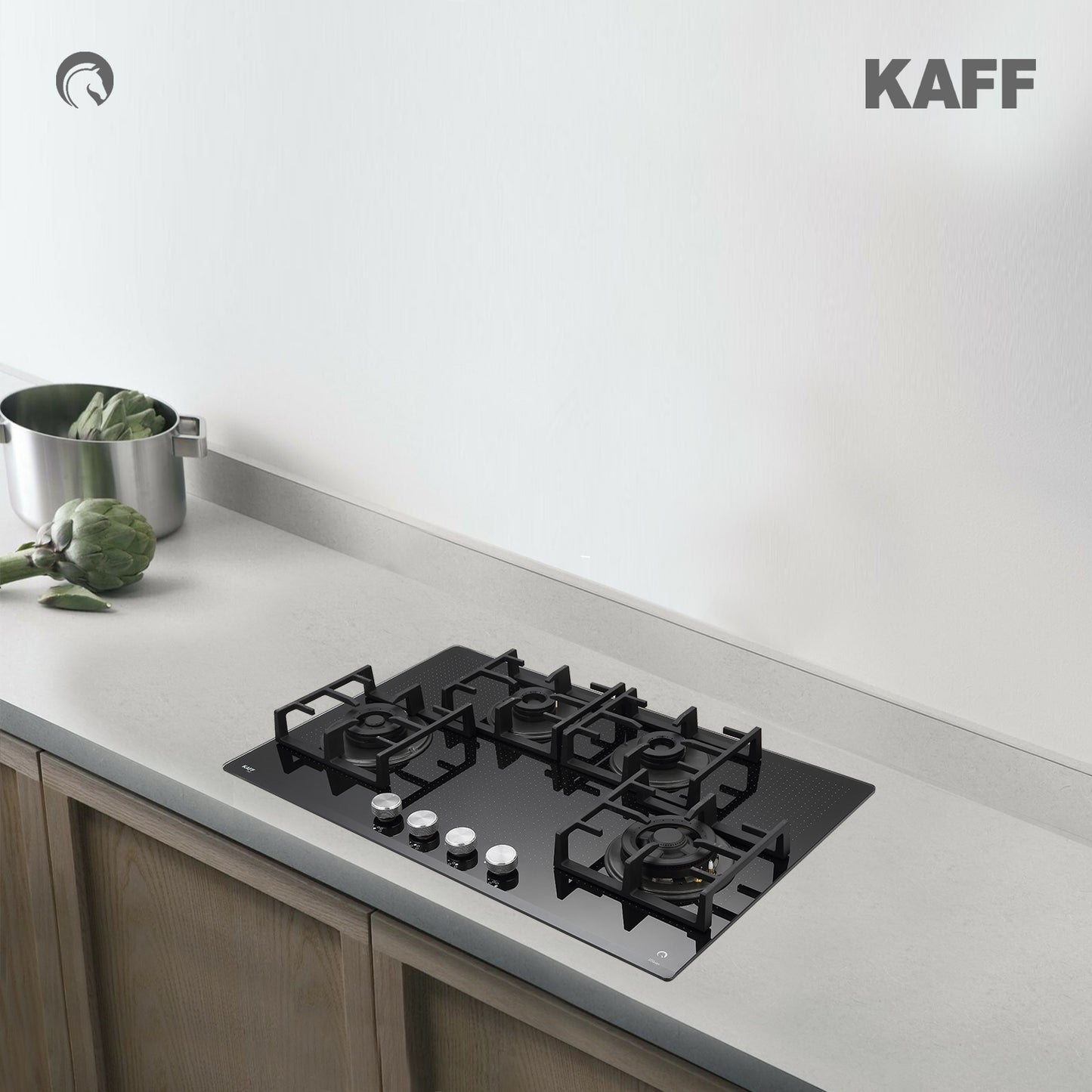 Kaff 80 cm 4 Burner Hob Novara NVH 804