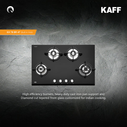 Kaff 78 cm 4 Burner Hob Premier Range KH 78 BR 47X