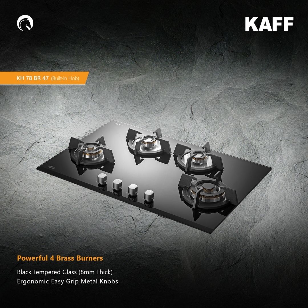 Kaff 78 cm 4 Burner Hob Premier Range KH 78 BR 47X