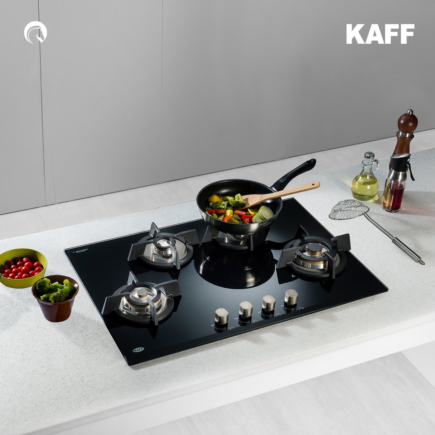 Kaff 78 cm 4 Burner Hob Premier Range KH 78 BR 47X